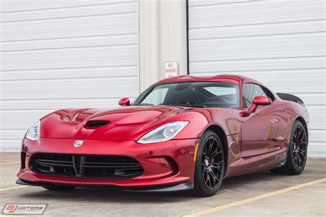 Used 2013 Dodge Viper Gts Stryker Red Ta 10 Aero For Sale Special