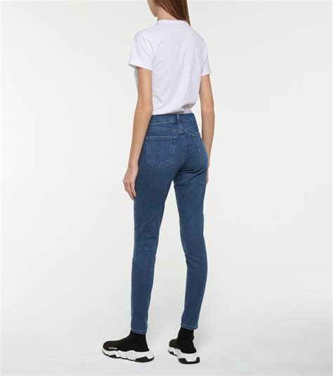 J Brand Sophia Mid Rise Skinny Jeans J Brand