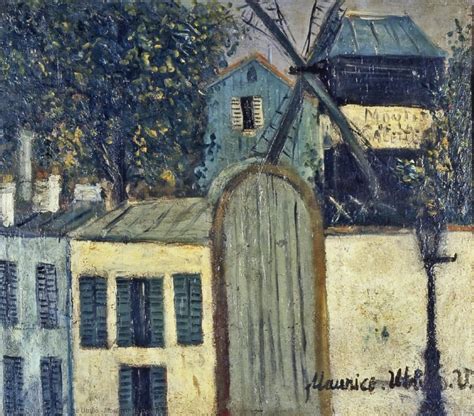 Museum Art Reproductions Moulin De La Galette By Maurice Utrillo