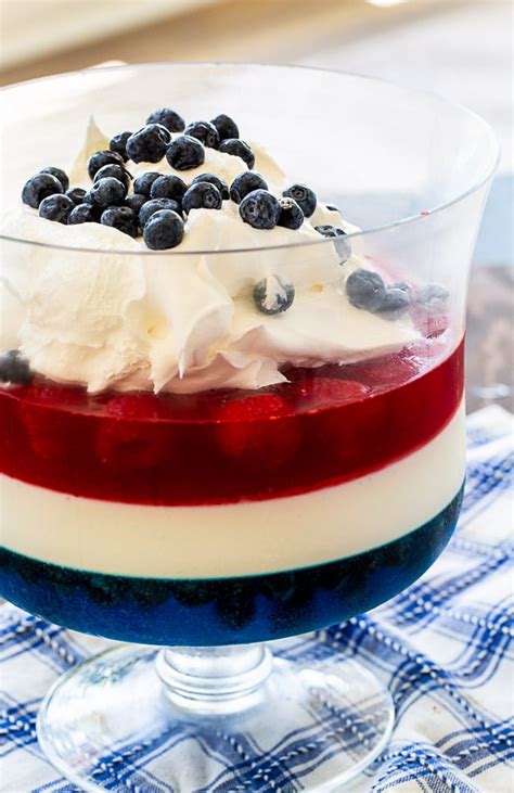 Red White And Blue Jello Salad Spicy Southern Kitchen