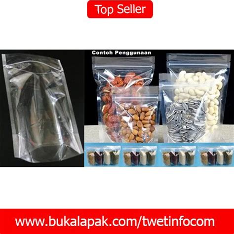 Koin tidak berputar snack video??? JUAL Plastik Kemasan Stand Up Super clear / Transparan Dengan Zipper 22x14 di Lapak CV BAMBANG ...
