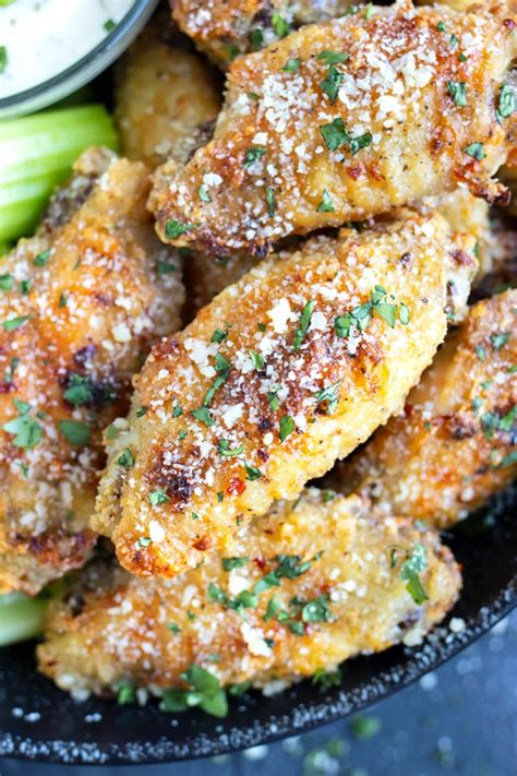 Do i have to fry chicken wings twice? Crispy Parmesan Garlic Chicken Wings Recipe - Evolving Table