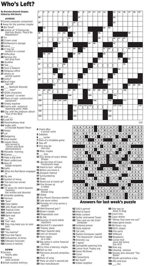 Click the link to open a printable version of the word search in a new window. The Best New York Times Sunday Crossword Printable | Printable crossword puzzles, Free printable ...