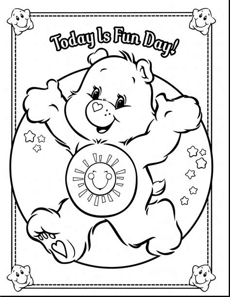 Grumpy Care Bear Coloring Pages At Free Printable Images And Photos