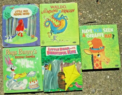 Vintage Lot Of 5 1959 1960s Whitman Tell A Tale Childrens Hardcover
