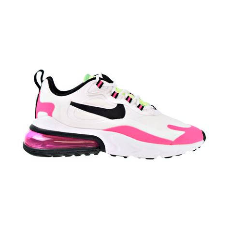 Nike Air Max 270 React Womens Shoes Summit White Black Hyper Pink