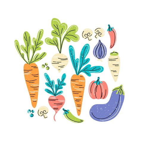Vector Vegetables Illustration 364380 Vector Art At Vecteezy
