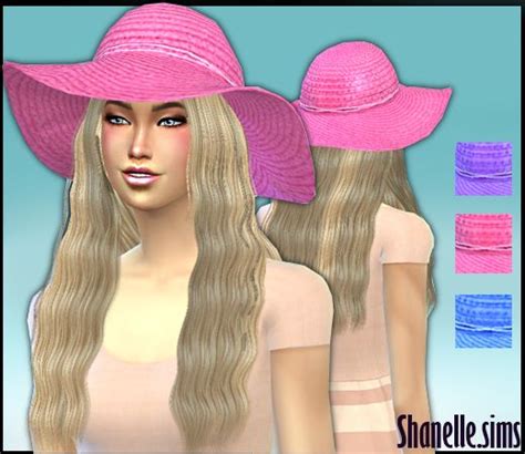 Bright Floppy Hats At Shanelle Sims Via Sims 4 Updates Check More At