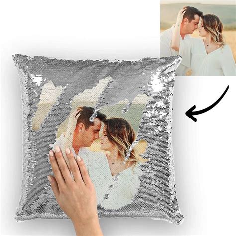 Photo books are definitely some of our most popular items sold online, and we think it's because the price is right, and the quality is amazing. Custom Silver Sequin Pillow Photo Magic Sequins Pillow ...
