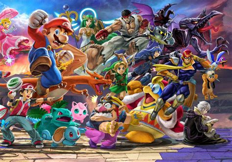 Super Smash Bros Ultimate Mega Posters 4x Posters Etsy