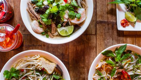 Street food menu idea 3: Fresh & Healthy Vietnamese Street Food - Pho Restaurants