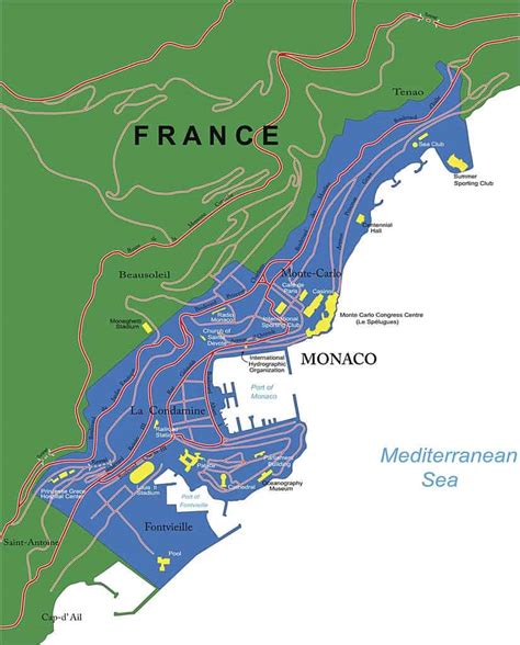 Mónaco en mapas cartográfia y más información Mapas para descargar