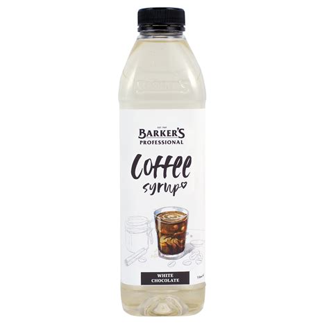 Coffee Syrup Products — Barkers Professional