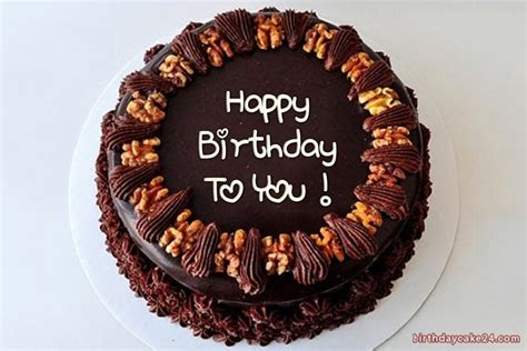 Birthday cakes make this occasion for everyone special. Happy Chocolate Birthday Cake For Lover With Name Edit