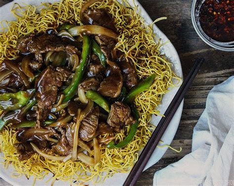 Crispy Cantonese Beef Chow Mein Recipe Sidechef