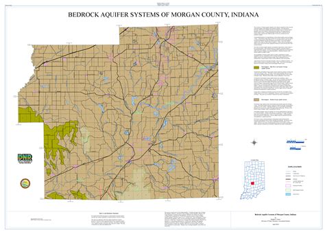 Dnr Water Aquifer Systems Maps 70 A And 70 B Unconsolidated And