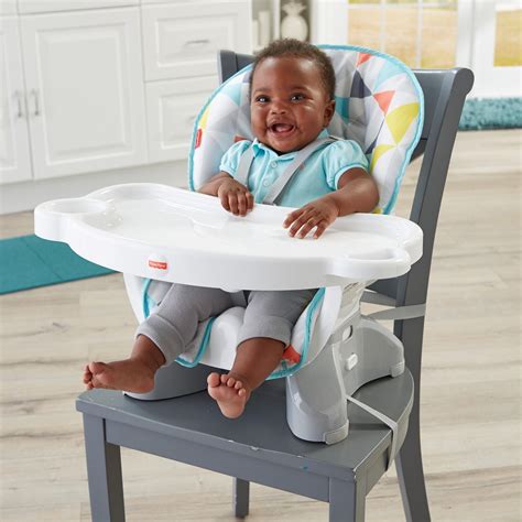 The best high chair is the one that supports your baby, is easy to get her in and out of, is easy to clean, and is sturdy enough to hold up against all the inevitable wear and tear that comes with. Amazon.com : Fisher-Price SpaceSaver High Chair : Baby