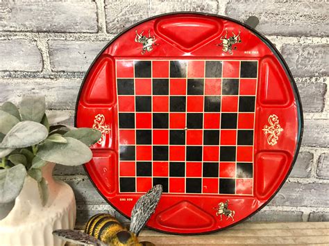 Vintage Chinese Checkers Metal For Sale Only 3 Left At 65