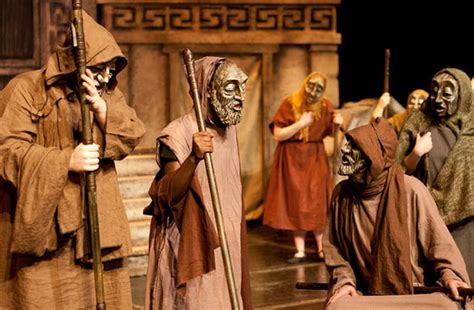 Ancient Greek Costumes Masks And Theater In Focus