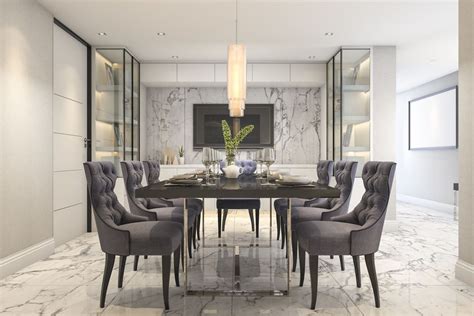 A wide range of colors and materials by the famous american manufacturers straight to your dining room! 25 Gray Dining Room Design Ideas