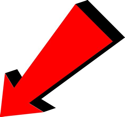 A Red Arrow Pointing Upward On A White Background