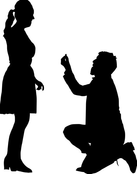 8 Proposal Silhouette Png Transparent