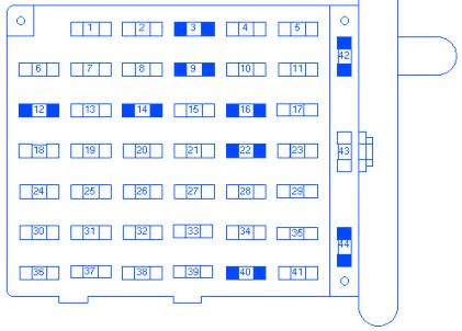 93 ford mustang fuse box diagram ation snap. Mustang SN95 2000 Engine Fuse Box/Block Circuit Breaker ...