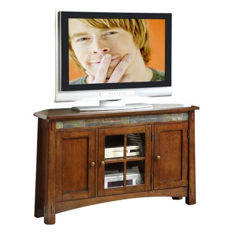 Craftsman Home Corner Tv Console Eaton Hometowne Furniture Eaton