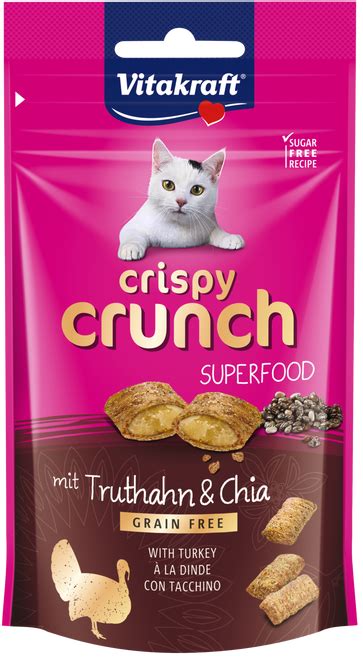 We may earn money or products from the companies mentioned in this post through our independently how we review cat food brands. Vitakraft Crispy Crunch Turkey + Chia Seeds Cat Reviews ...
