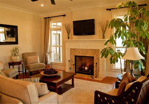 Corner Fireplace Room Arrangement