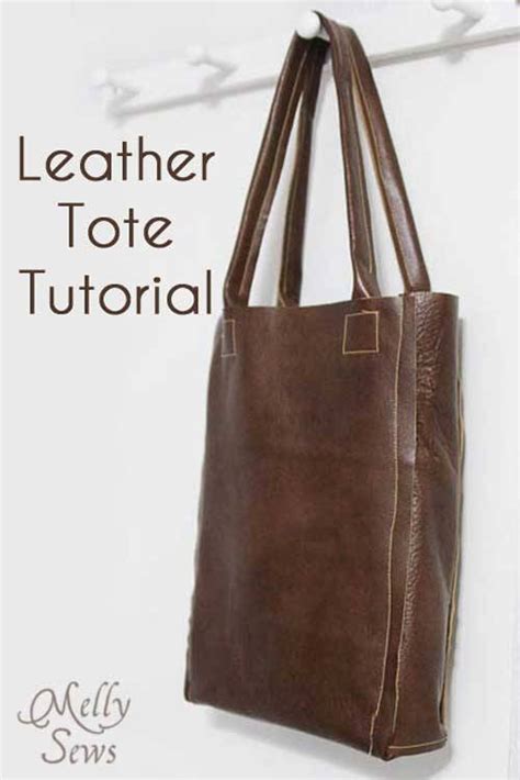 Leather Tote Free Sewing Tutorial Love To Sew