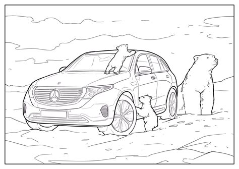 Mercedes Benz Audi Colouring Images To Pass Time