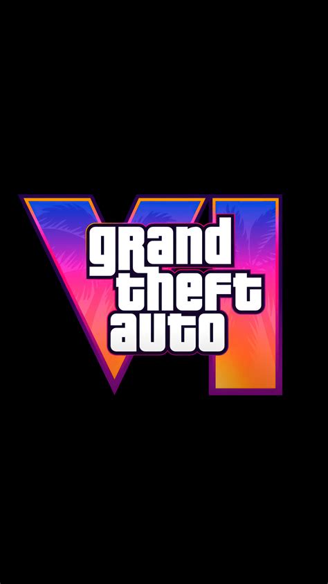 Grand Theft Auto 6 Logo 4k 2721n Wallpaper Iphone Phone