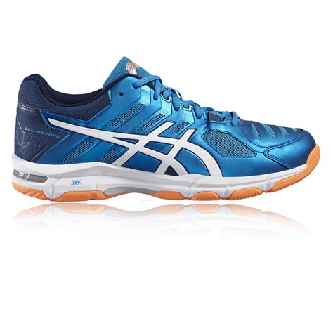 Free shipping & cash on delivery. Asics Gel-Beyond 5 Mens White Blue Indoor Court Badminton ...