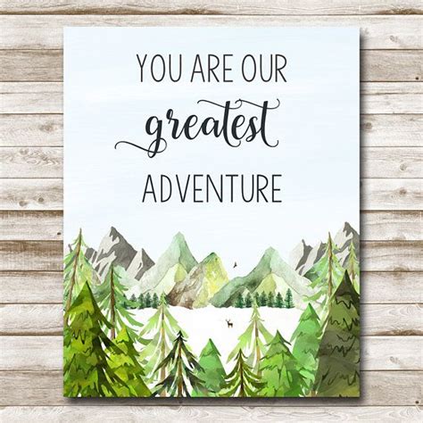You Are Our Greatest Adventure Printable Please Check Our Shops Front