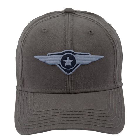 Top Gun Top Gun Wings Logo Only Baseball Cap In Grey