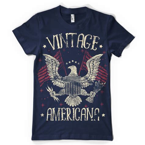 Check spelling or type a new query. Vintage Americana Graphic design | Tshirt-Factory