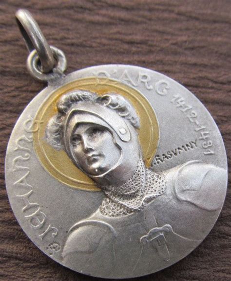 Jehanne Darc Medal Joan D Arc Saint Joan Of Arc Joan Of Arc