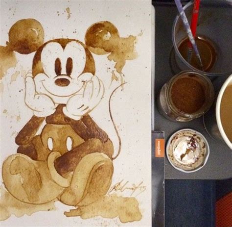Artist Creates Beautiful Paintings With Coffee Foodiggity Coffee
