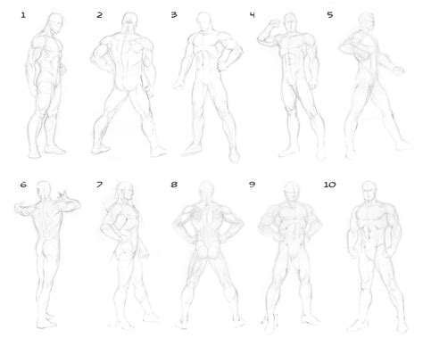 Standing poses after Garcia-Lopez by Almayer on DeviantArt