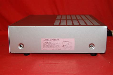 Onkyo Quartz Synthesized Tuner Amplifier TX 41 Silver 0526 371671675546