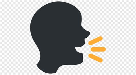 Man Talking Illustration Emoji Emoticon Symbol Fluency Speech