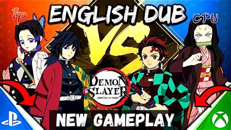 Demon Slayer Ps5 Hinokami Chronicles New English Dub Gameplay 2v2