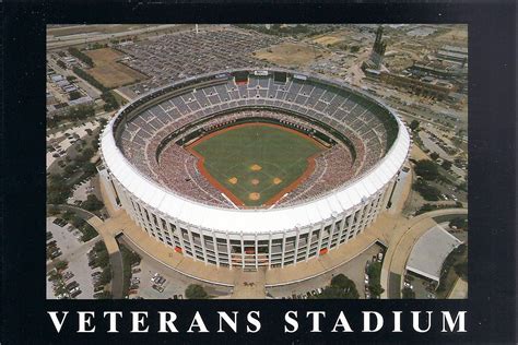 Philadelphia Veterans Stadium Avp Bb Philadelphia Stadium Postcards
