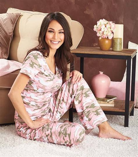 Pink Medium 1012 Womens Camo Pajama Sets Frauen Outfits Schlafanzug