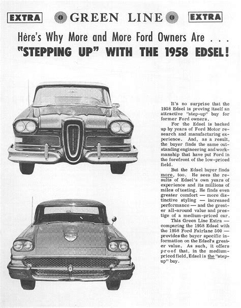 Edsel Vs Ford Page 1