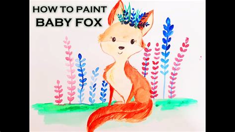 Here is a simple way to create a few ripples such as you might see on a pool or in a canal. How to paint baby fox with watercolor step by step guide ...
