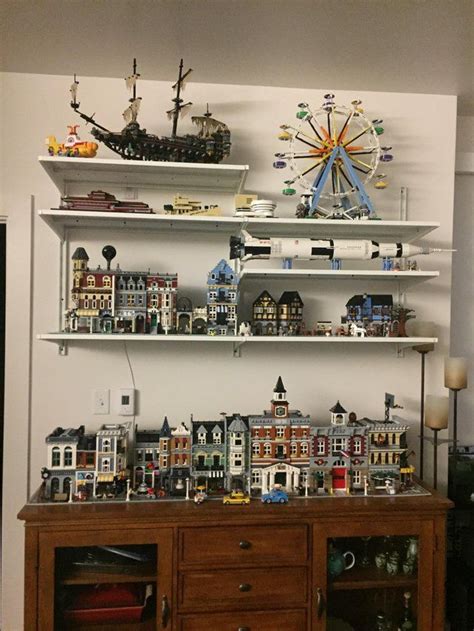 Finally Put Up Shelves For My Lego Display Lego Lego Display Shelf