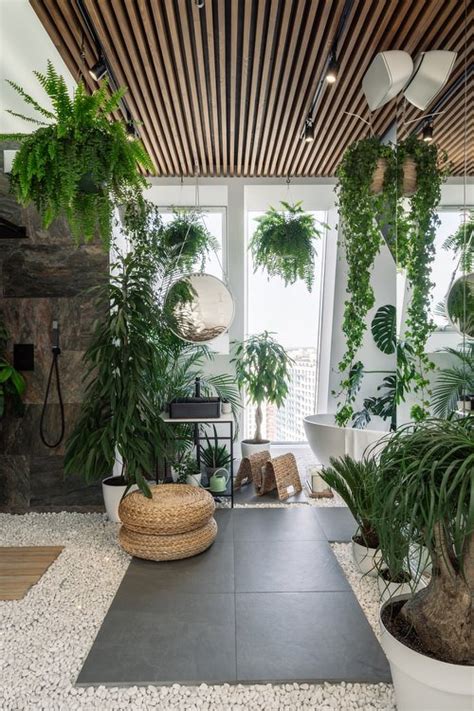 25 Luxurious Tropical Bathroom Design Ideas With Plants