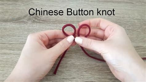 This Is A Timelapsevideo Showing How To Tie The Chinese Button Knot